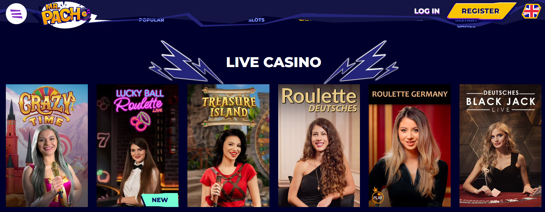 live casino mrpacho