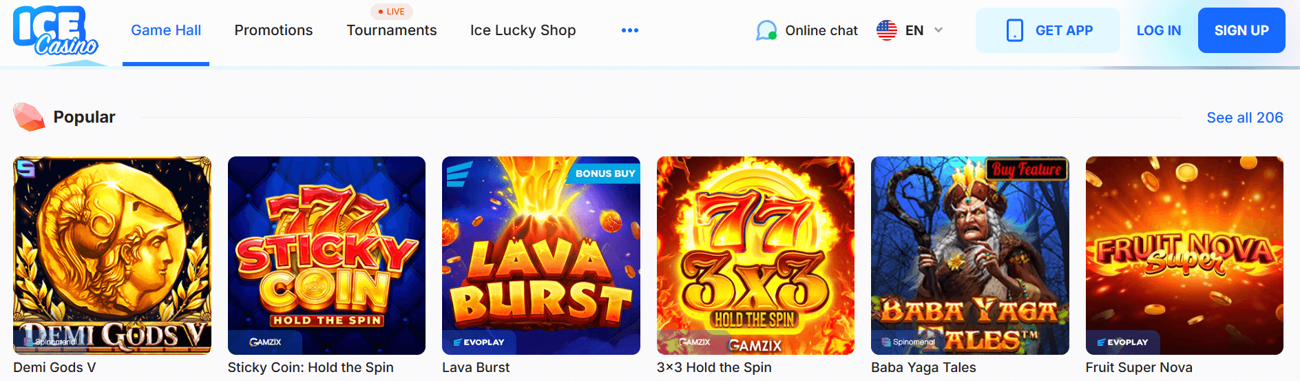 ICE CASINO ONLINE GERMANIA