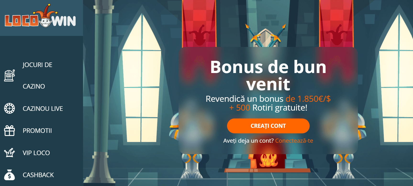 LOCOWIN CASINO BONUS DE BUN VENIT