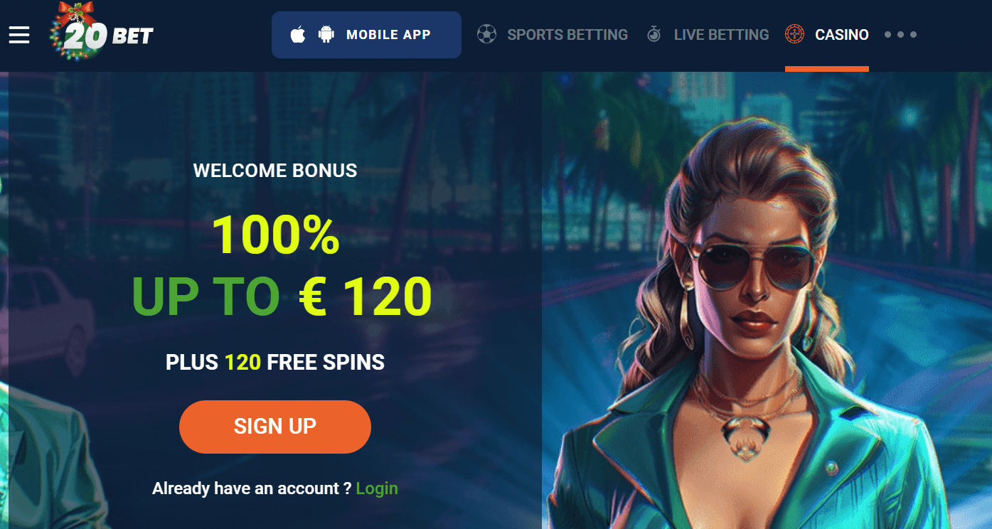 BONUS DE BUN VENIT 20BET CASINO 