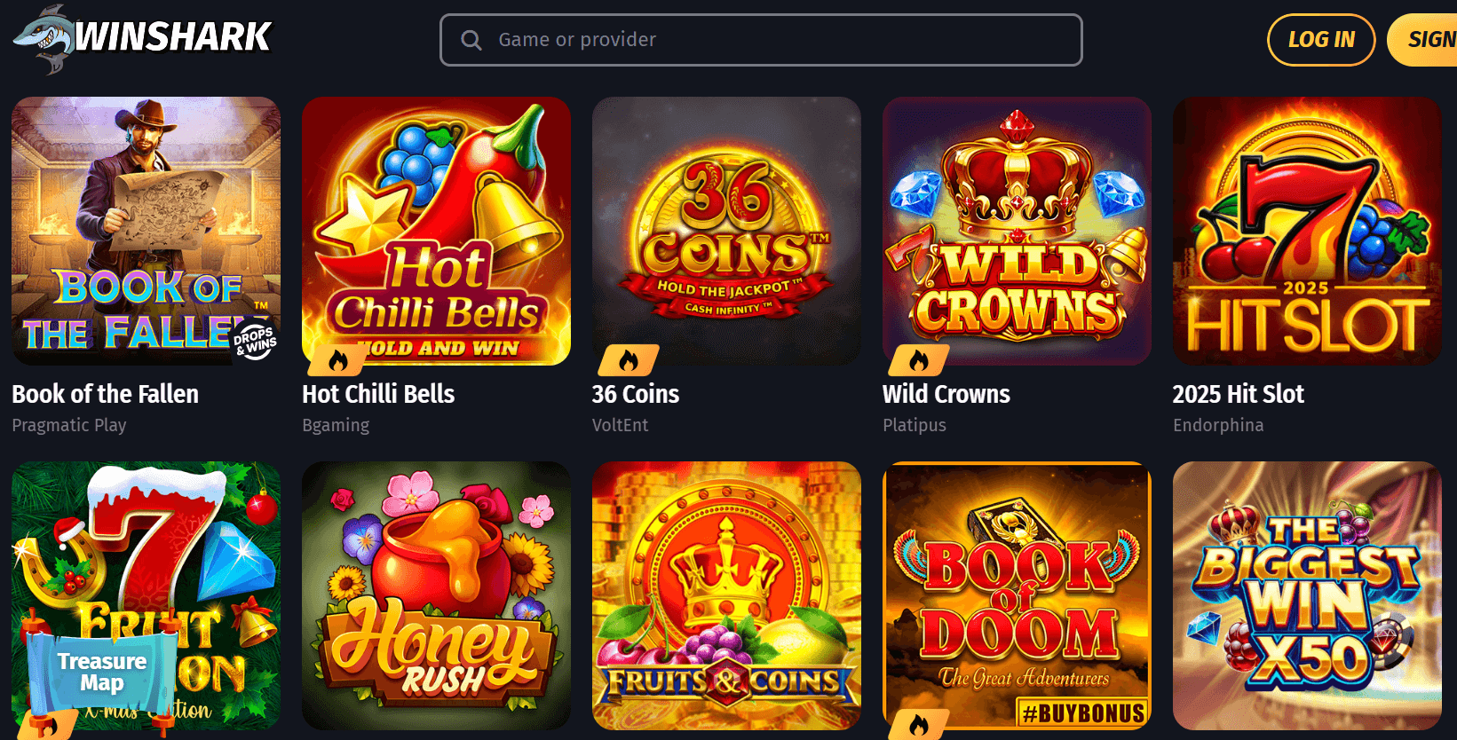 winshark casino online germania