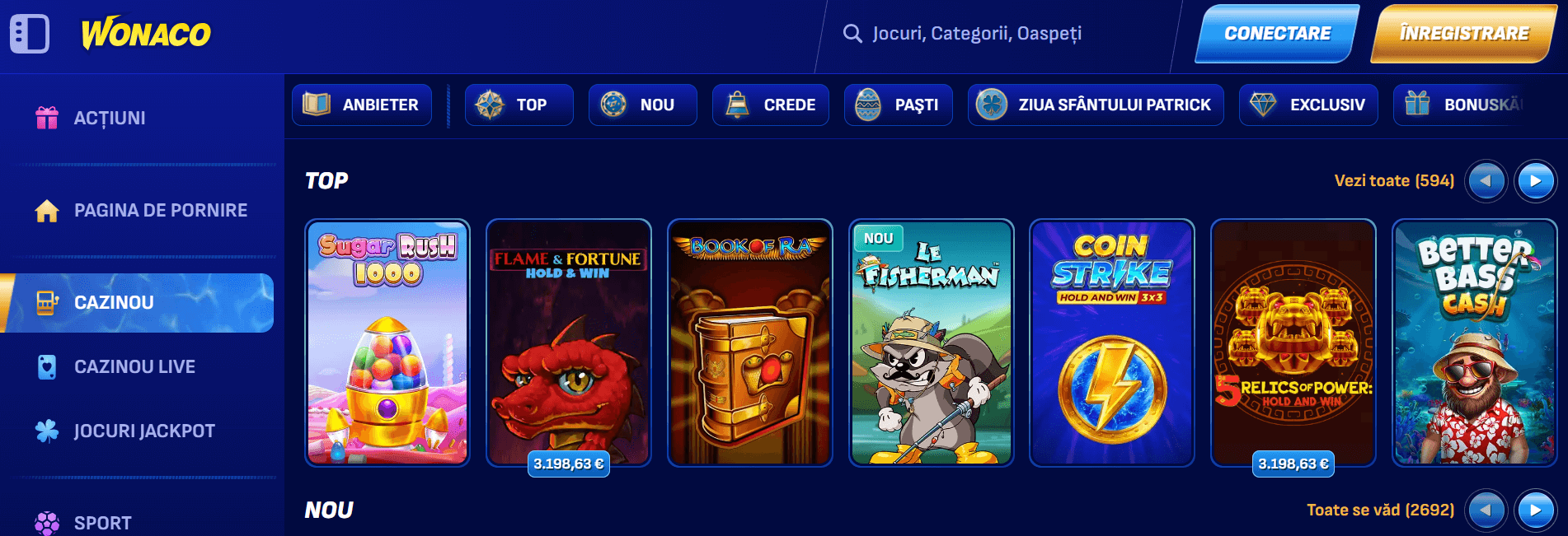 WONACO CASINO ONLINE GERMANIA