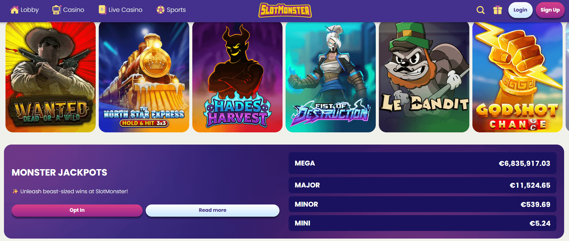 slotmonster casino online germania